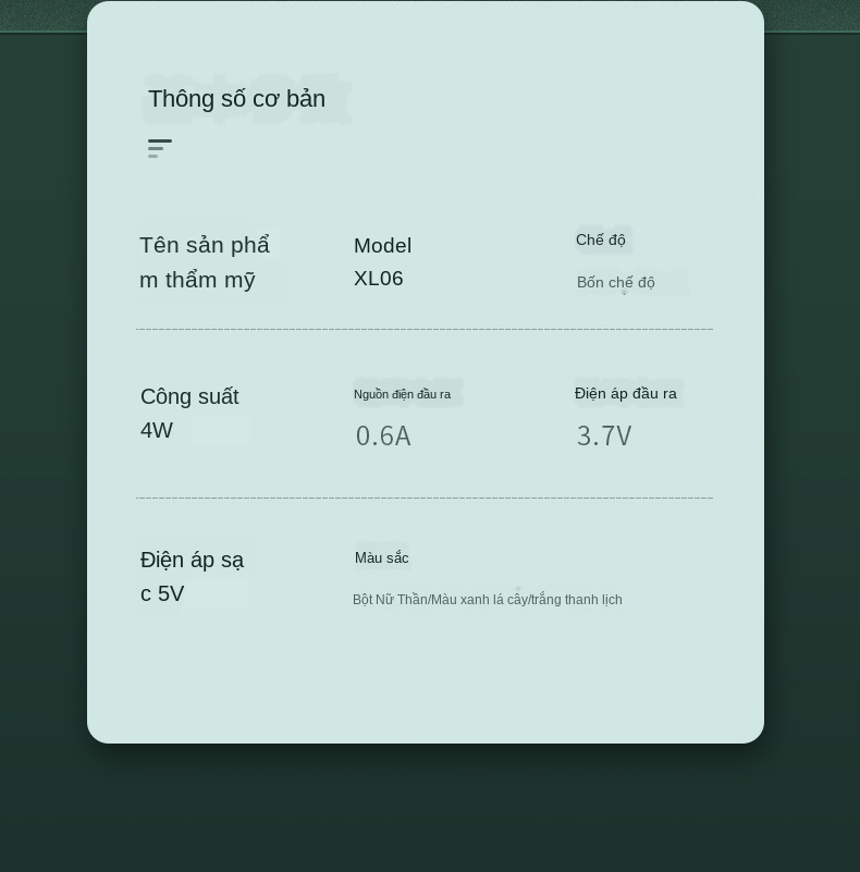 Máy Mát Xa Rửa Mặt Ion Xl06 Đa Năng Cổng Usb Tiện Dụng | BigBuy360 - bigbuy360.vn