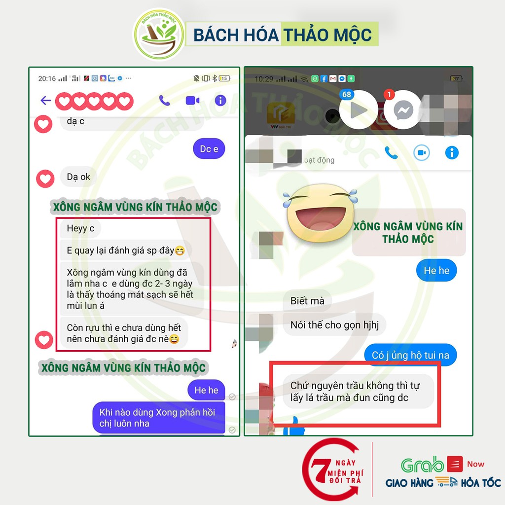 Xông vùng kín thảo dược, 8 thảo dược tự nhiên giúp phụ nữ se khít, hồng hào, hết mùi. Gói 10-20 túi lọc