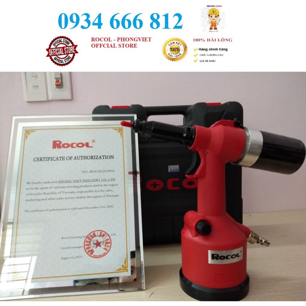 Súng rút ốc tán tự động ROCOL RL0312 M3-M12