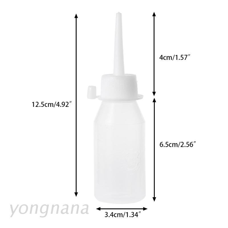 Bình Đựng Dầu Dạng Bóp 50ml Màu Trắng Trong Suốt Dành Cho Tập Yoga