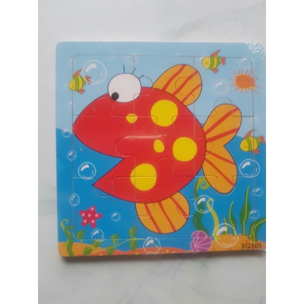 Combo 10 tranh ghép 9 mảnh cho bé