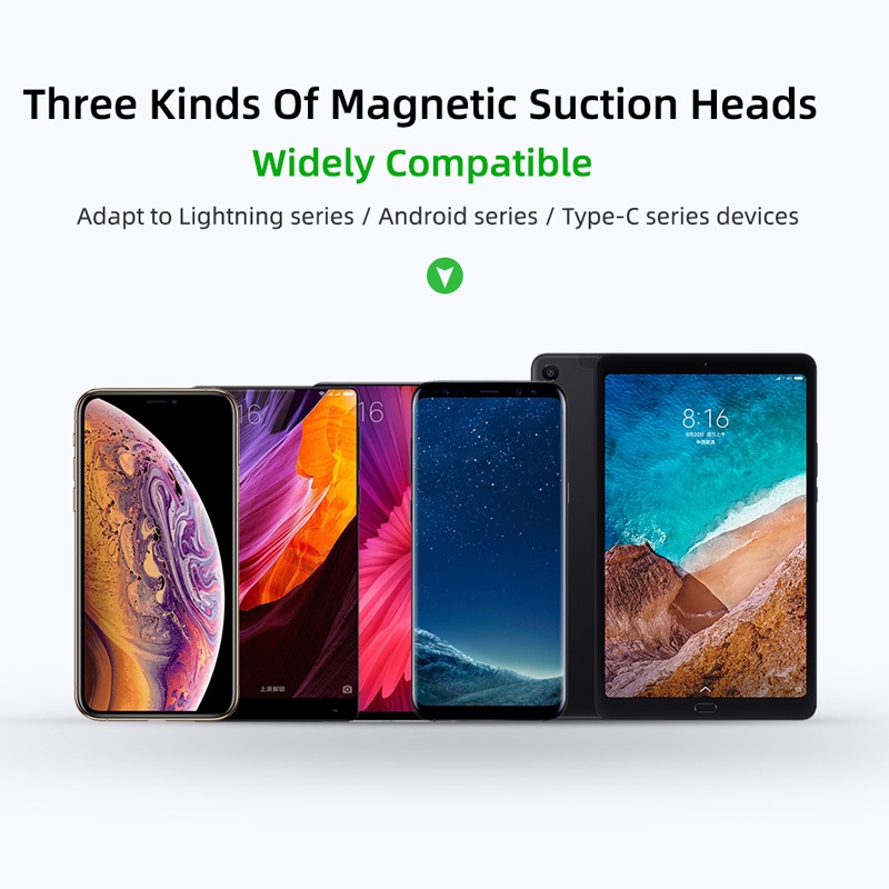 Dây Cáp Sạc Nhanh 3A Bằng Silicon Lỏng Màu Trơn 3A Cho Android Micro / Type C / iPhone iOS