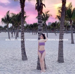Bikini 2 mảnh quây tím