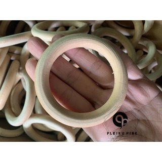 [Giá Xưởng] Khoen Gỗ Làm Macrame, Lục Lạc - Handmade - Pleiku Pink