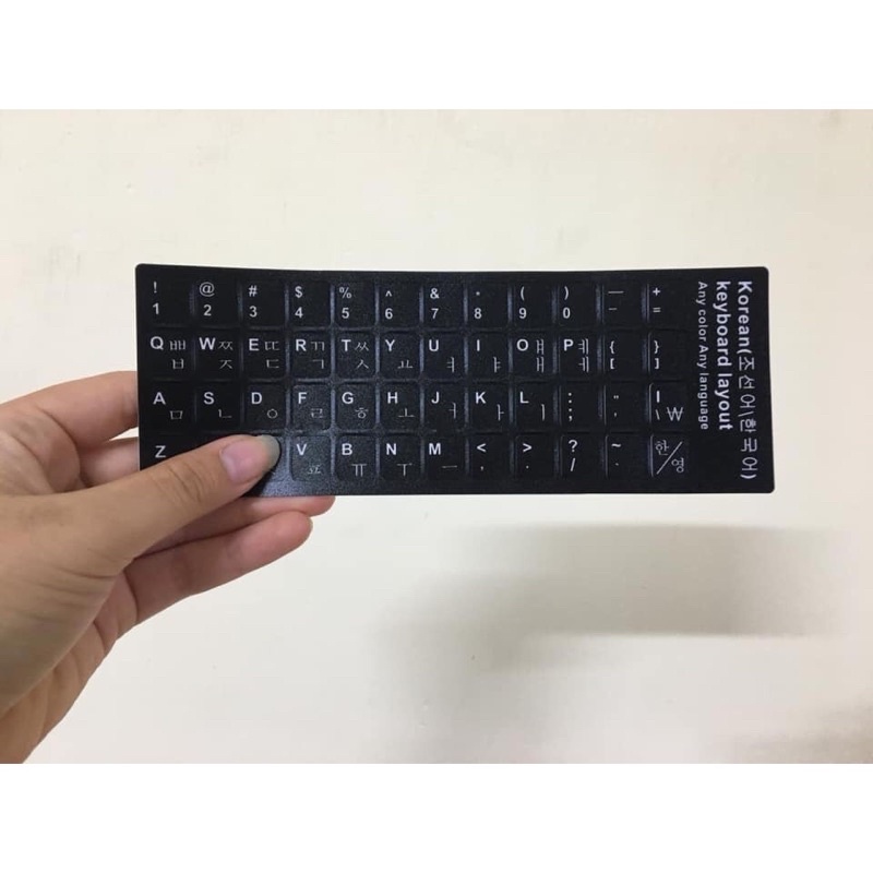 Combo 5 Miếng dán bàn phím tiếng Hàn