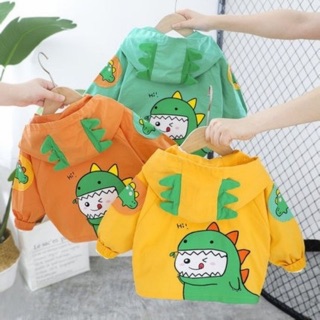 Áo khoác gió khủng long cho bé trai bé gái