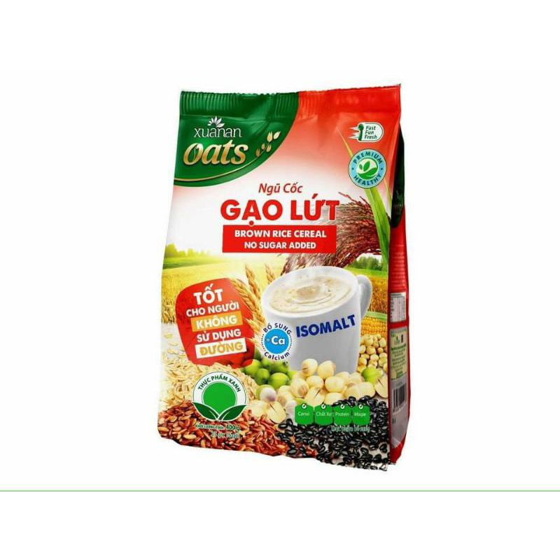 Ngũ cốc Gạo lứt Không đường Xuân An 400g