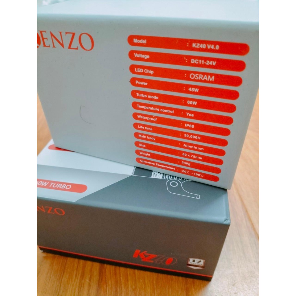 [Chính hãng] Đèn Kenzo Kz40 v4.0 Plus Led Osram Made In Gemany