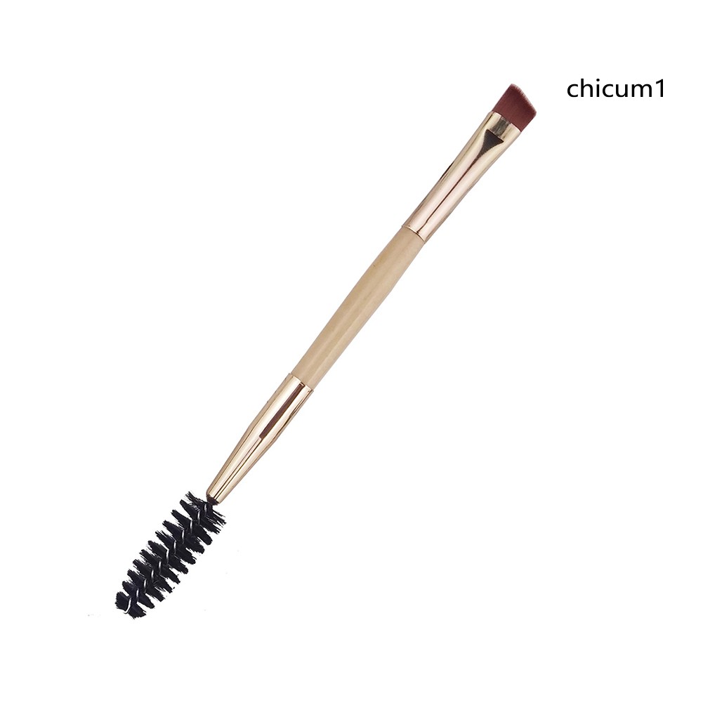 Cọ Vẽ Lông Mày Hai Đầu Tay Cầm Bằng Tre