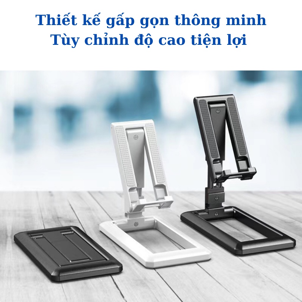 Giá đỡ điện thoại để bàn Gấp gọn, Chất liệu nhựa cao cấp phù hợp mọi dòng điện thoại, ipad... MART CASE