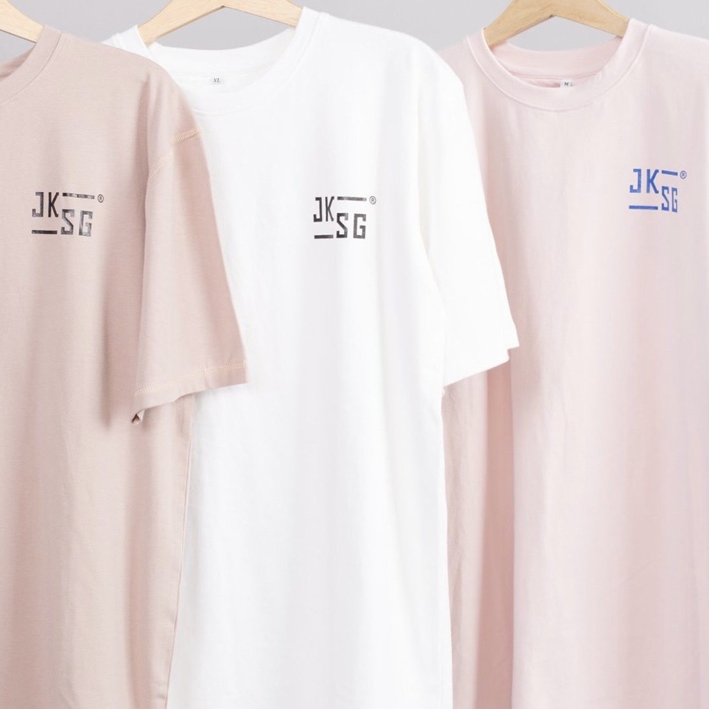 Áo Thun Cotton Cao Cấp Ngắn Tay Nam, Chất Đẹp Co Giãn Tốt, Dày Dặn, Logo JKSG Cá Tính, Năng Động Trẻ trung Thời Thượng