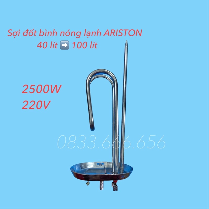 Sợi đốt bình nóng lạnh Ariston 40 lít đến 100 lít loại tốt - maiso bình nước nóng Ariston 40 it