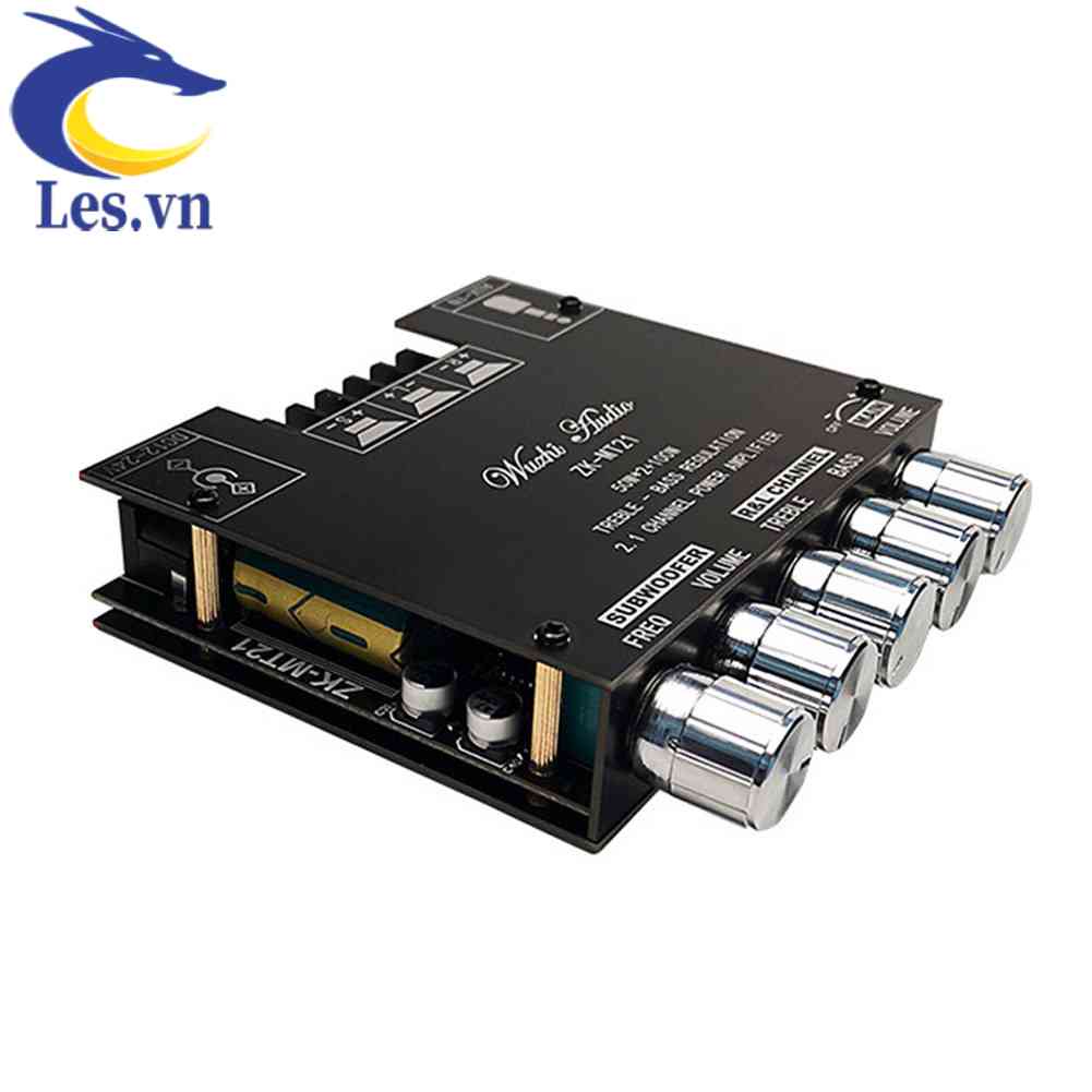 Bảng Mạch Khuếch Đại Âm Thanh Kỹ Thuật Số ZK-MT21 2x50W + 100W BT5.0 2.1