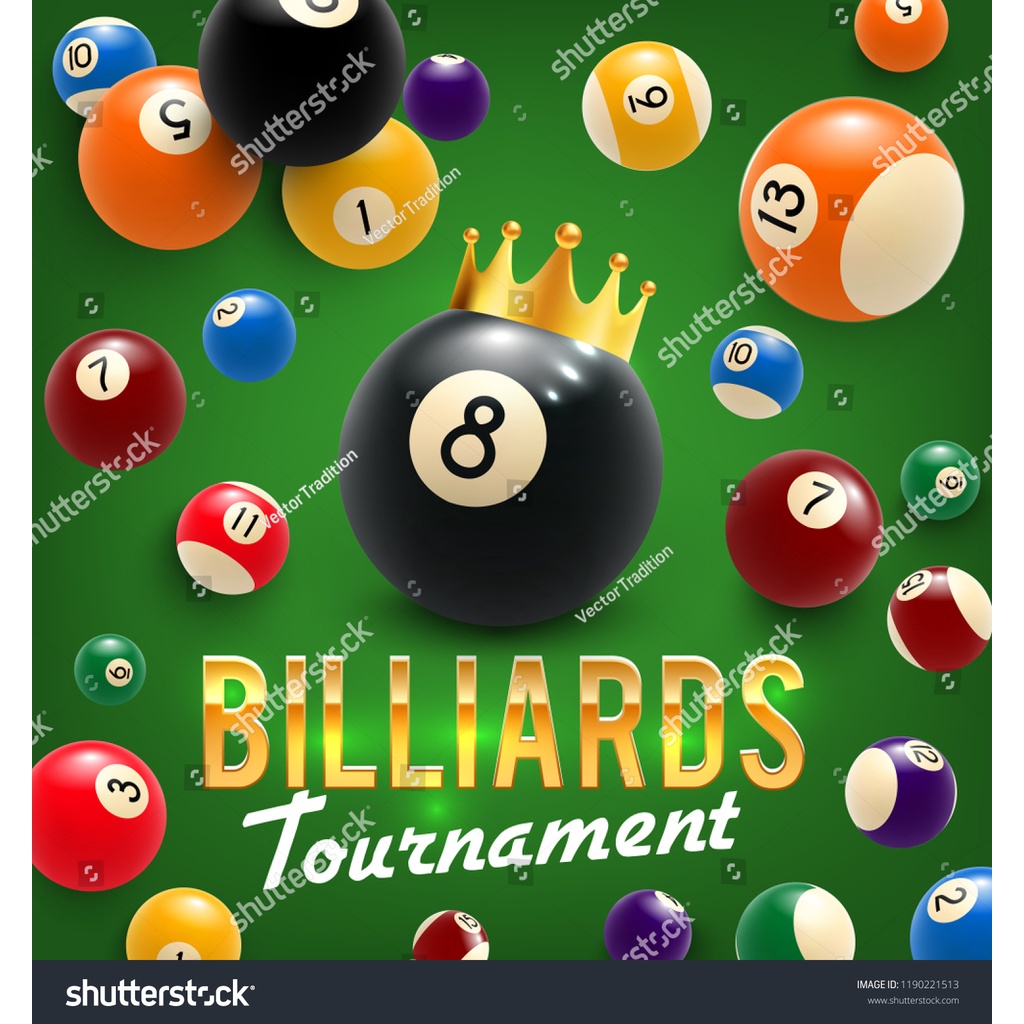 Tranh dán tường Billiards
