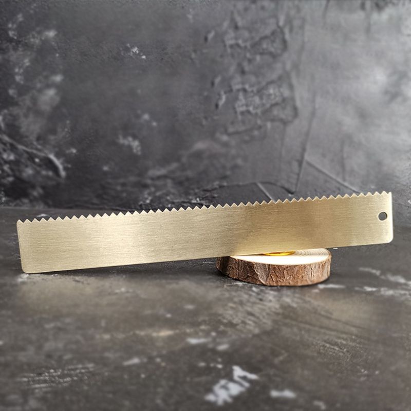 Thước Đo Đánh Dấu Trang Sách Bằng Đồng Thau 20cm