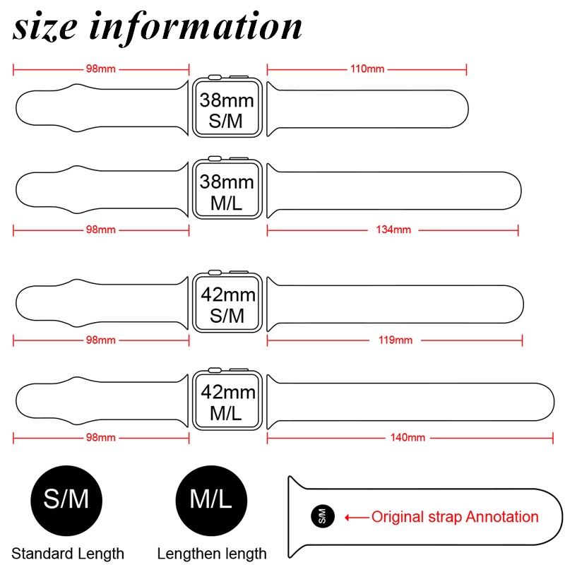Dây Đeo Thay Thế 5 Màu Bằng Silicon Mềm Cho Đồng Hồ Thông Minh iWatch Ultla Series 8 7 6 SE 5 4 3 2 1