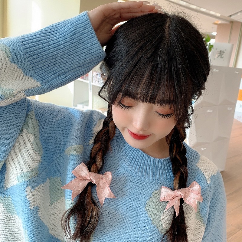 Dây buộc tóc hình nơ xinh xắn thời trang dành cho nữ