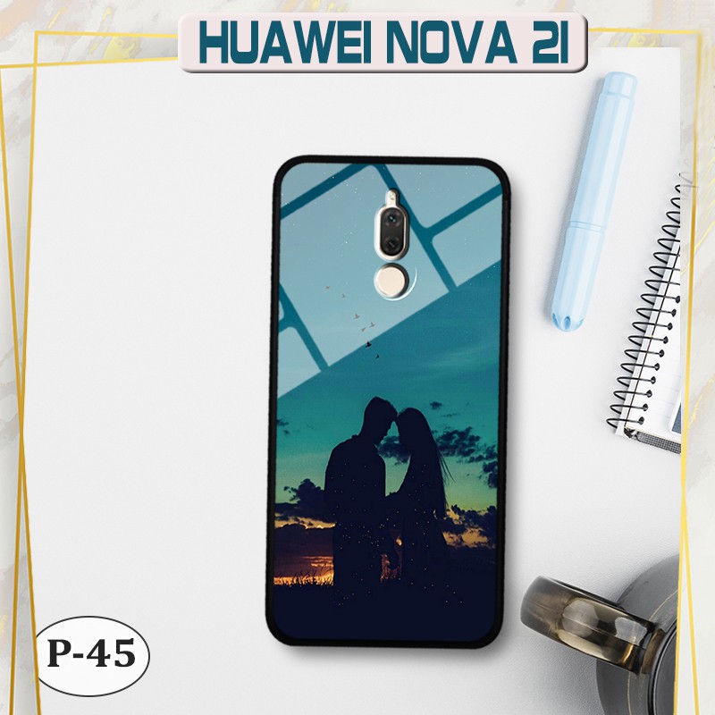 Ốp lưng kính Huawei Nova 2i- hình 3D