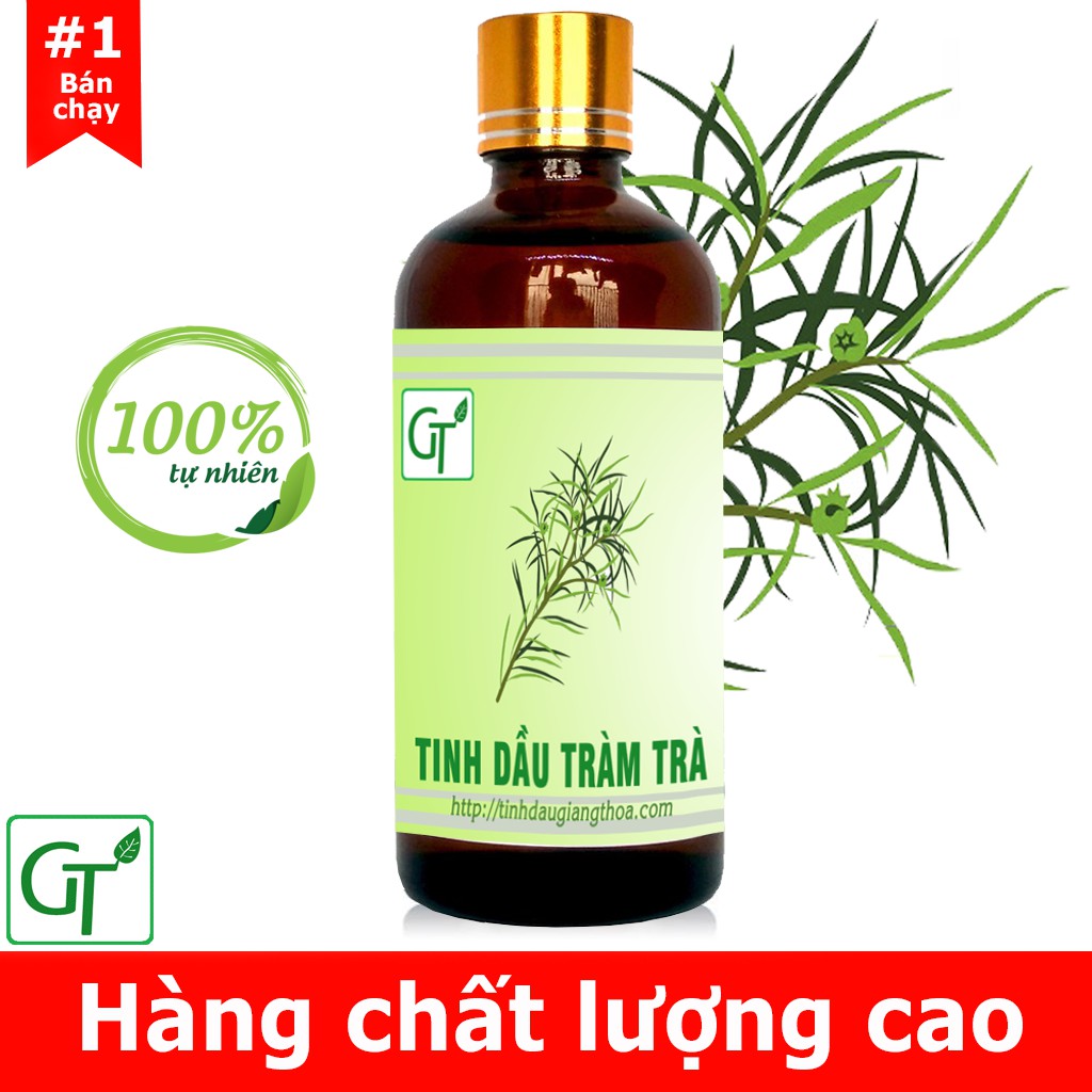 Tinh Dầu Tràm Trà 💖𝙁𝙍𝙀𝙀𝙎𝙃𝙄𝙋💖 Tea Tree Oil, Tinh Dầu Tràm Trà Nguyên Chất Giảm Mụn, Xông Mặt