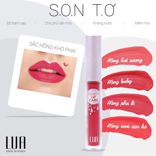 SON TƠ LỤA - 4D Son lì thời trang Hàn Quốc
