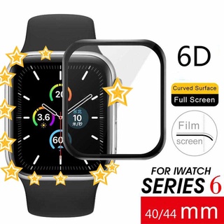Kính cường lực 6d viền cong thích hợp cho đồng hồ thông minh Apple Watch Series 6 Se 38/ 40/ 42/ 44mm