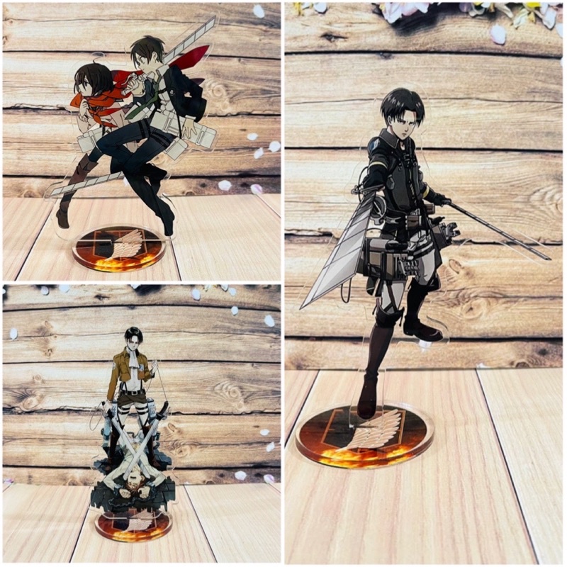 standee để bàn attack on titan size to mica trong/tượng mô hình anime attack on titan