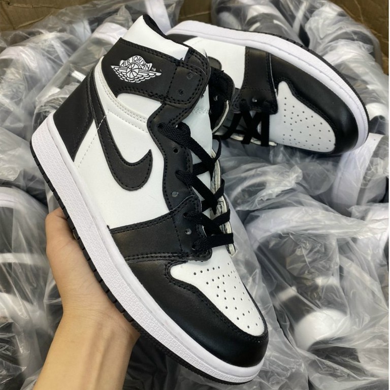 🔥Giày 𝐉𝐎𝐑𝐃𝐀𝐍 cổ cao đen trắng 🔥⚡️𝐅𝐑𝐄𝐄 𝐒𝐇𝐈𝐏⚡️,Giày JD1 panda cao cổ nam nữ full box bill da đẹp | BigBuy360 - bigbuy360.vn