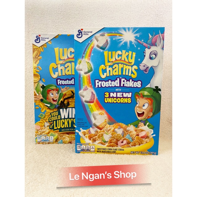 [HÀNG MỸ AIR BILL-SIZE KHỔNG LỒ] Bánh ngũ cốc ăn sáng Kellogg’s và Lucky Charm