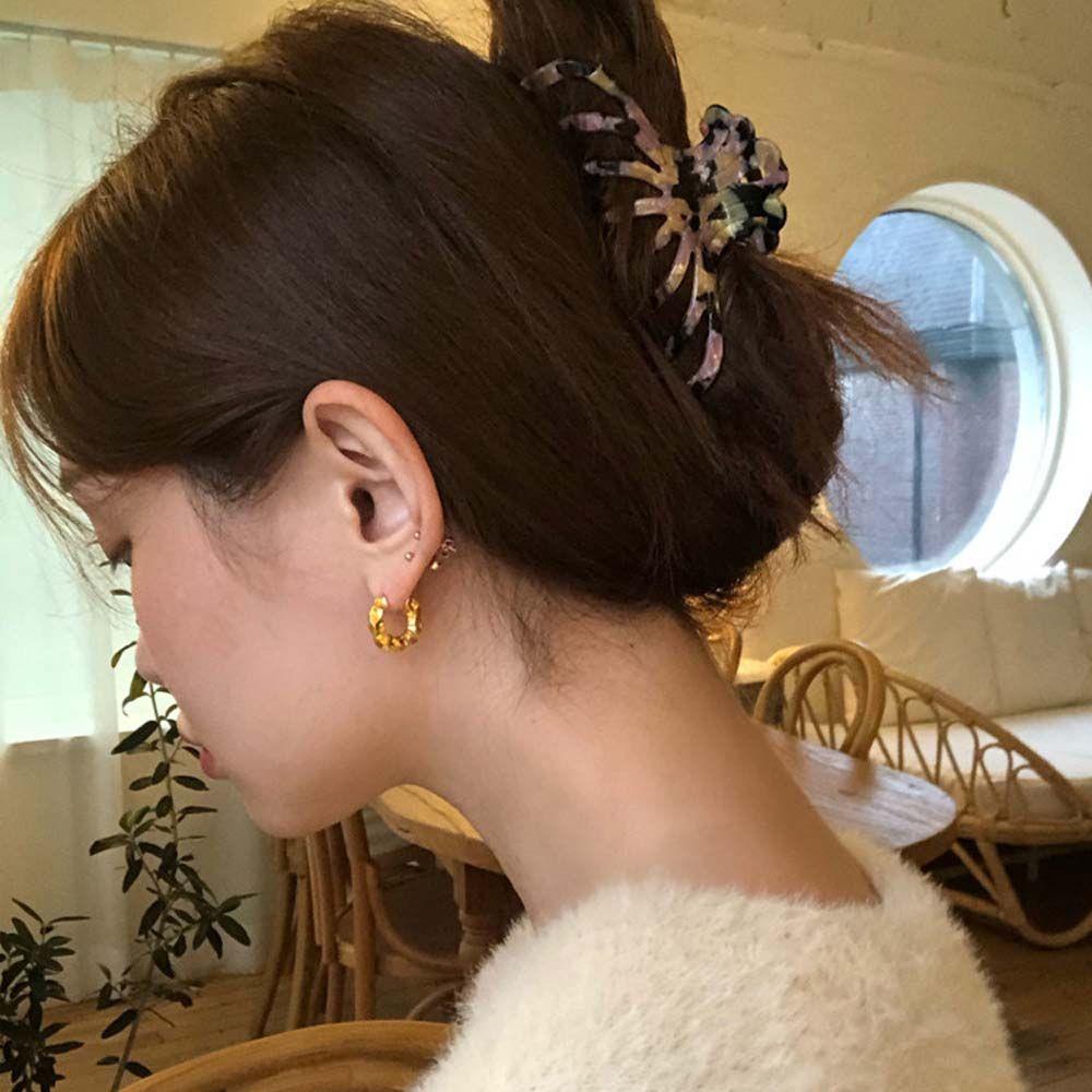 Bông Tai Xỏ Hình Học Cá Tính Hợp Thời Trang Cho Nữ