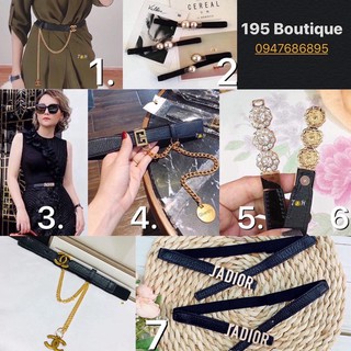 Combo đai váy nhiều hoạ tiết bản 2p