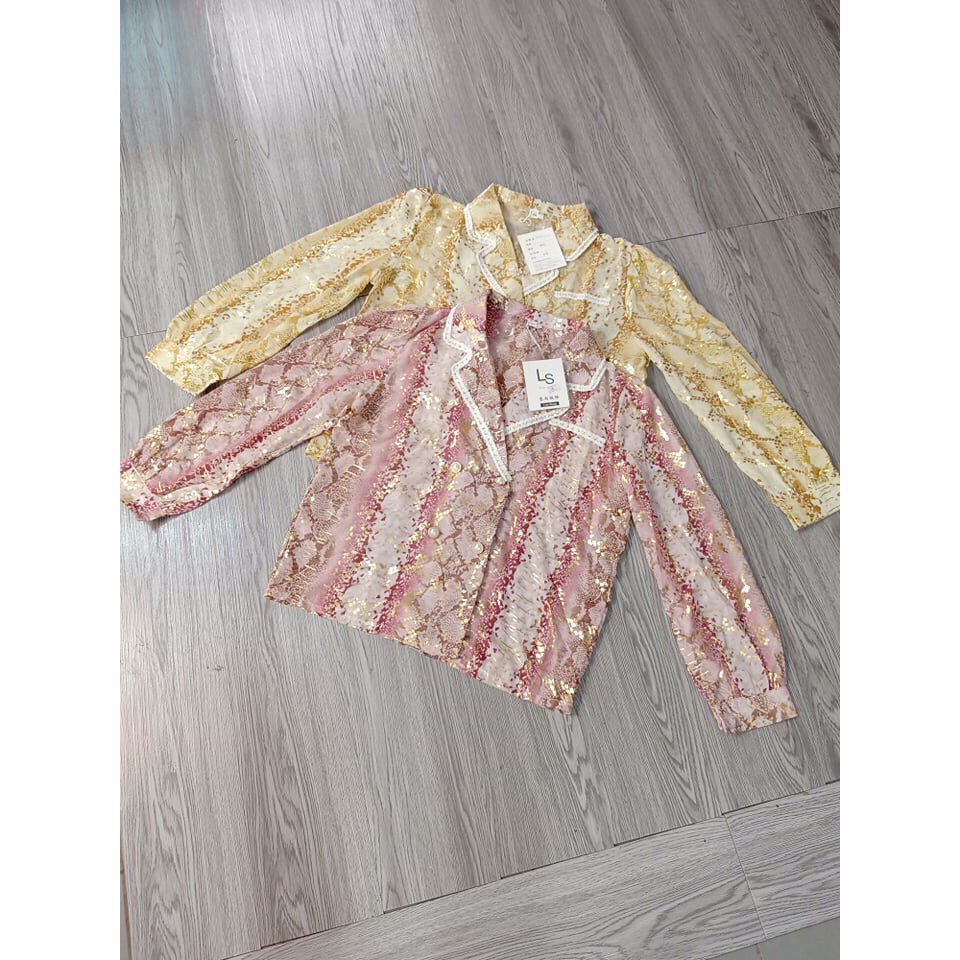 Áo sơ mi rắn kim sa