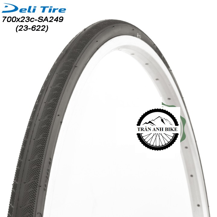 Cặp vỏ lốp xe đạp thể thao Delium SA-249 700x23c - 2 chiếc
