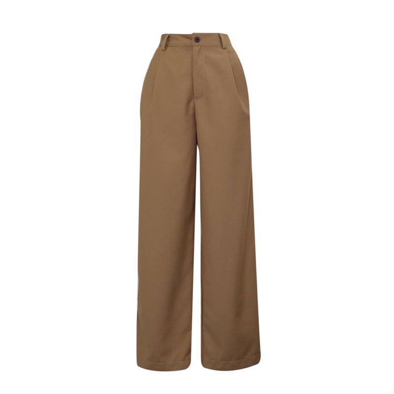 Quần tây nâu xếp hai ly BAILEY PANTS