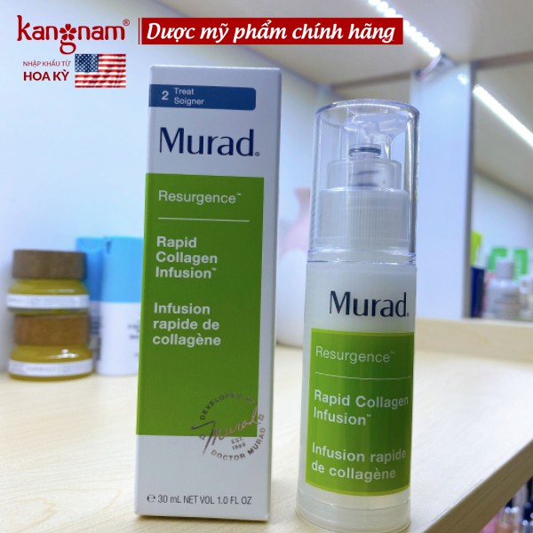 Tinh chất sản sinh collagen Murad Rapid Collagen Infusion 30ml TẶNG Viên uống Murad Youth Builder Dietary Supplement