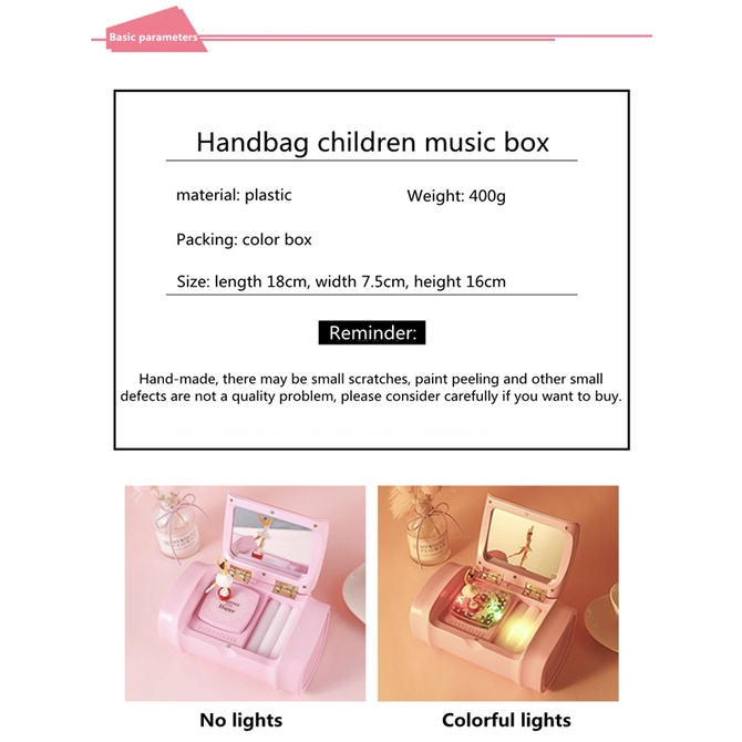 Hộp Nhạc Hello Kitty Cầm Tay Xoay Vòng Sáng Tạo Nhiều Màu Sắc Cho Bé