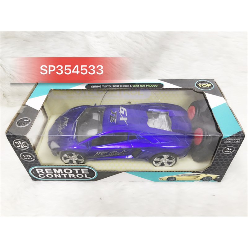 Đồ chơi hộp xe hơi lamborghini ĐK 7 đ.tác, không sạc TL 1:18, 389-67 (Hộp)