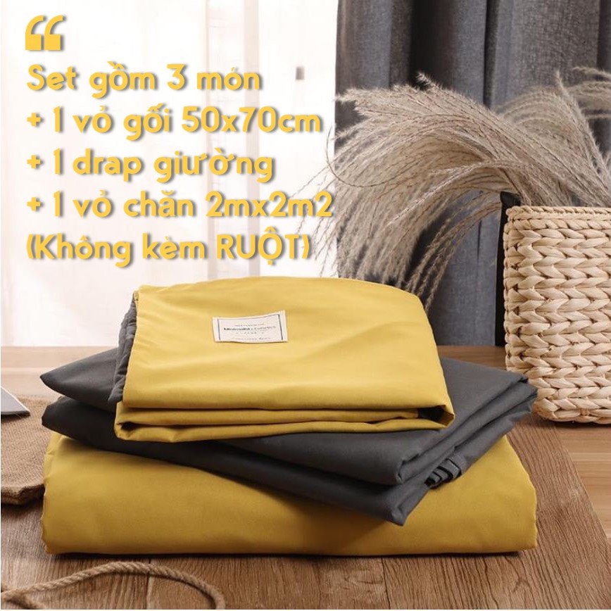 Bộ chăn ga gối Ký túc xá Cotton TC M2T Bedding, chăn ga gối thun lạnh Hàn Quốc dành cho giường tầng | WebRaoVat - webraovat.net.vn