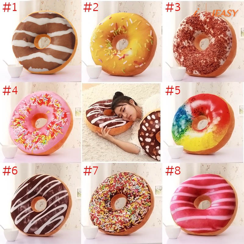 Gối tròn hình bánh donut xinh xắn