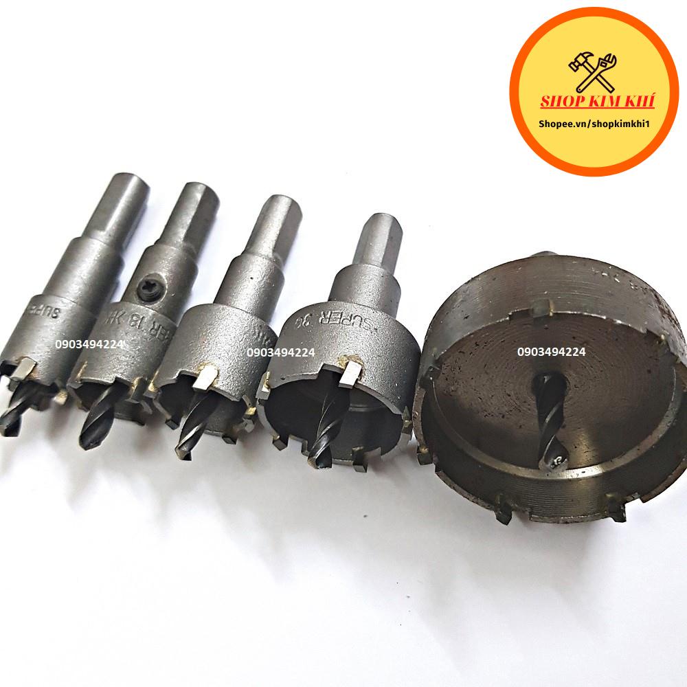 Đầu Mũi khoan khoét lỗ sắt khoan lỗ tròn phi 16 -18- 22- 53mm nhiều loại