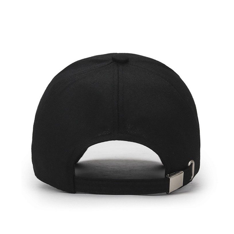 Mũ lưỡi trai Sport Cap khóa đồng cao cấp màu đen