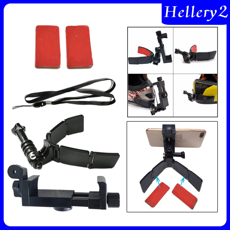 [HELLERY2] Helmet Front Chin Mount For GoPro Hero 9 8 7 6 5 4