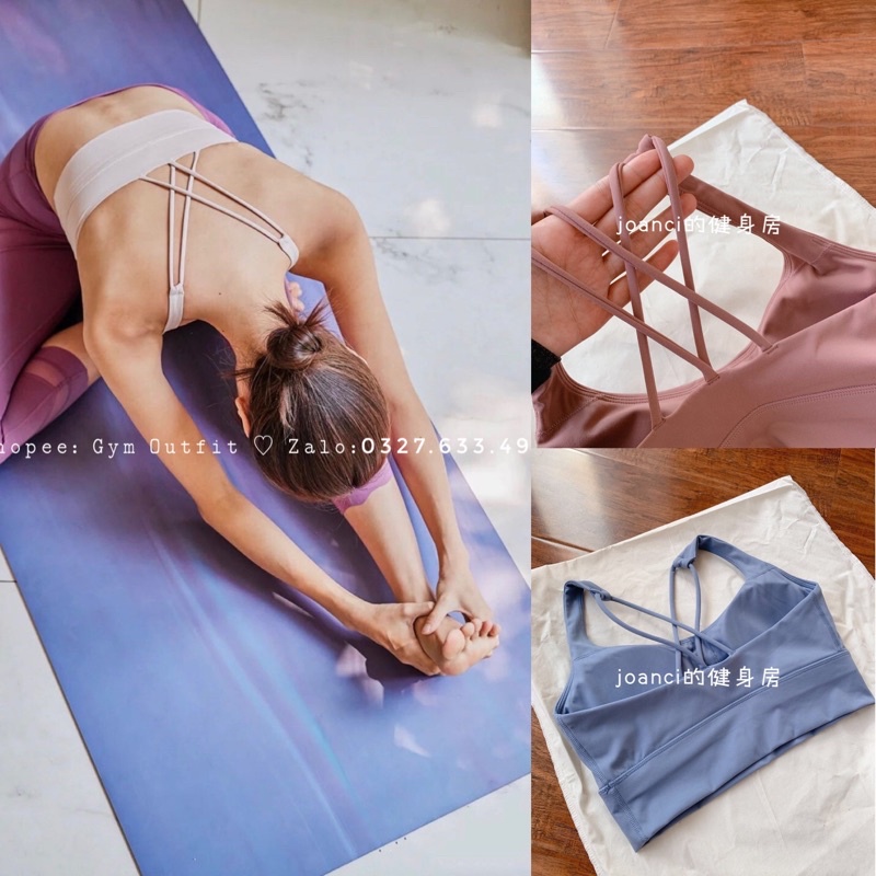 Áo tập yoga gym nữ cao cấp đồ tập lululemon Xả Hàng bra, tank 2023 giá rẻ chất lượng.