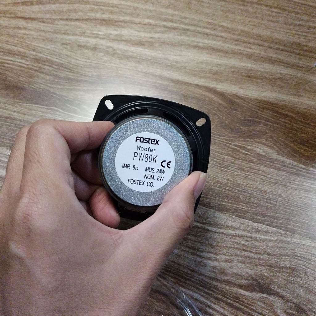 Củ loa bass rời 8cm Fostex PW80K, giá bán theo cặp