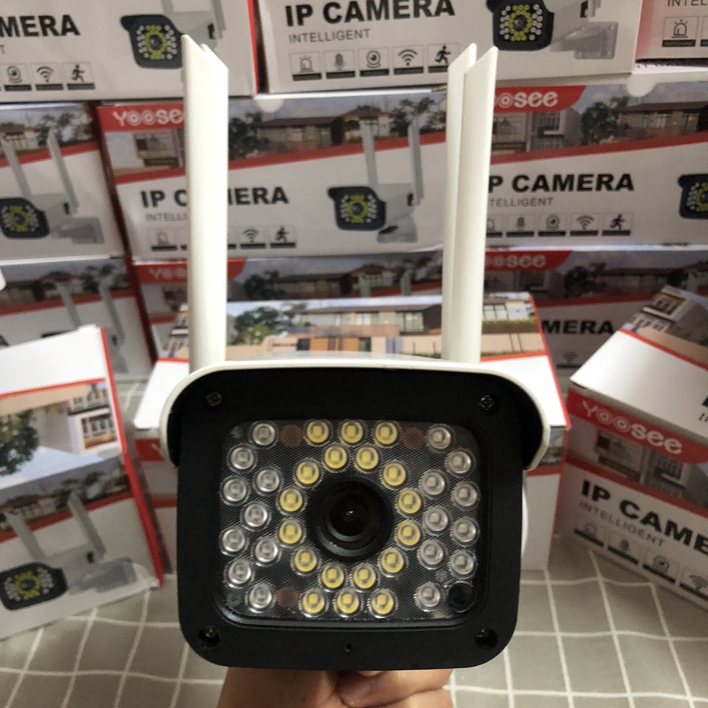 [Tặng thẻ nhớ 32]Camera ngoài trời yoosee 4râu 36led 5.0Mpx quay quét 360 độ siêu Led,đàm thoại hai chiều,có màu ban đêm