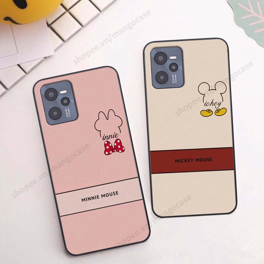 Ốp lưng Realme C35 in hình happy nice, bé gấu đáng yêu