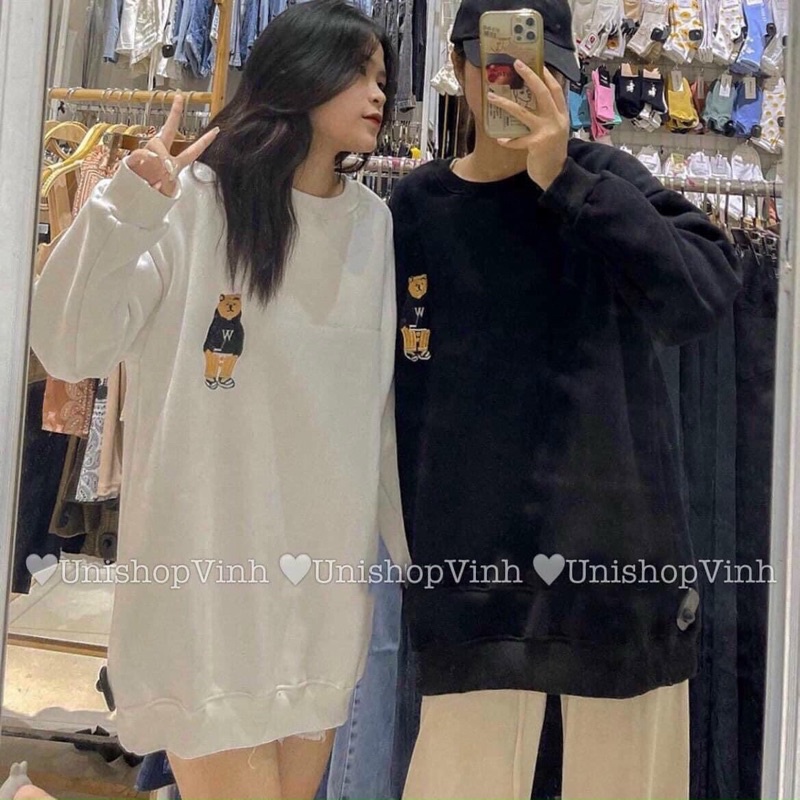 Áo sweater gấu