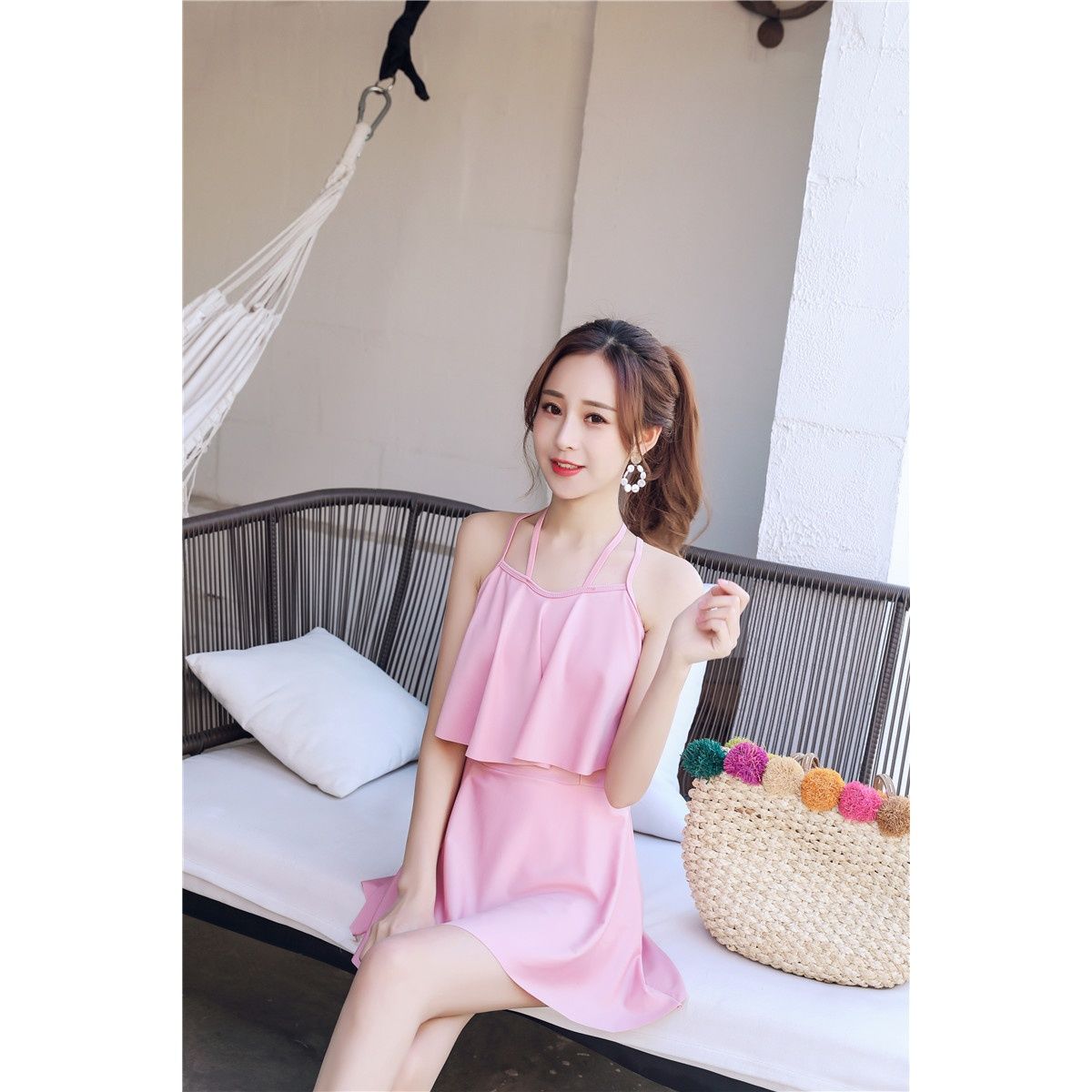 Bộ Đồ Bơi Một Mảnh Phong Cách Hàn Quốc Xinh Xắn Cho Nữ | BigBuy360 - bigbuy360.vn