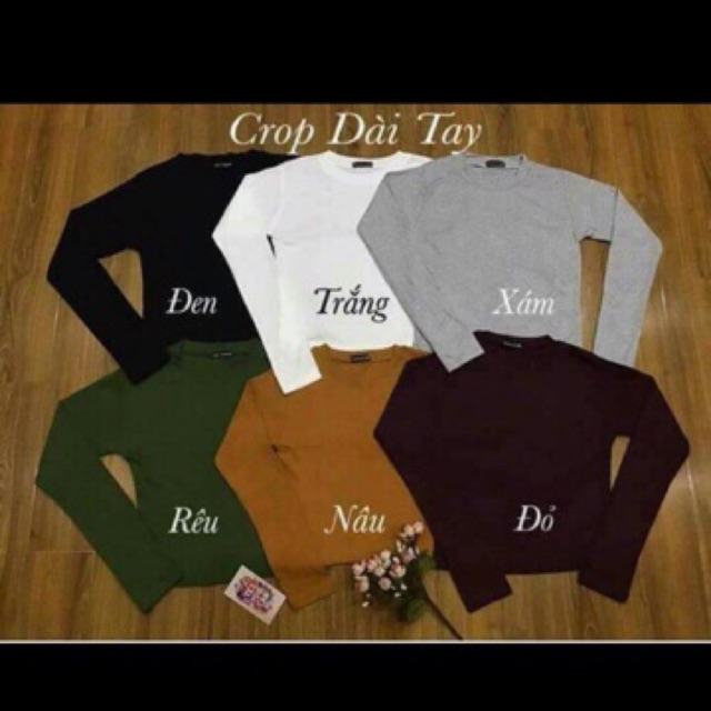 Áo thun body tay dài croptop | BigBuy360 - bigbuy360.vn