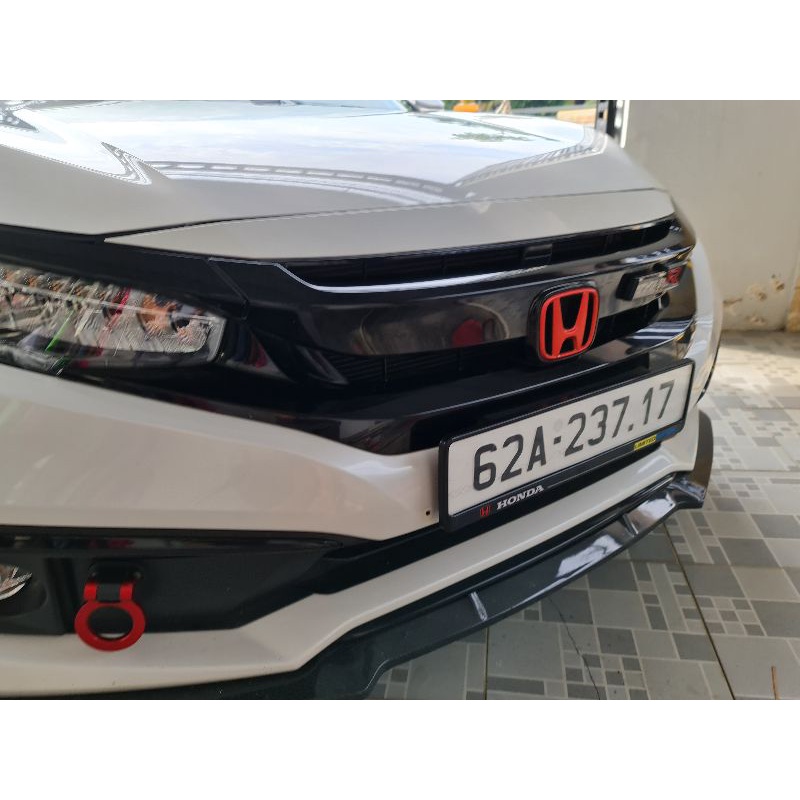 Khung biển số châu âu nhựa abs lên xe HONDA CIVIC đúng chuẩn EU với mẫu bs dài mới