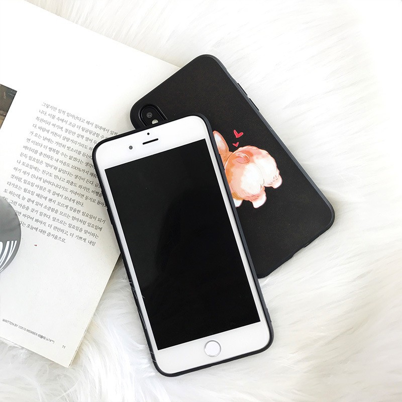 [ IPHONE ] Ốp Lưng Silicon Cún Kute - B008 | BigBuy360 - bigbuy360.vn